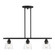 Montgomery Three Light Linear Chandelier in Black (107|46337-04)