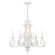 Valencia Five Light Chandelier in Shiny White (107|49065-69)