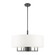 Meridian Seven Light Chandelier in Scandinavian Gray w/ Brushed Nickels (107|49376-76)