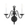 Williamsburg Two Light Wall Sconce in Black (107|5002-04)