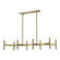 Copenhagen Eight Light Linear Chandelier in Antique Brass (107|51178-01)