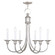 Cranford Six Light Chandelier in Polished Nickel (107|5146-35)