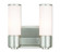 Weston Two Light Wall Sconce/ Bath Light in Brushed Nickel (107|52102-91)