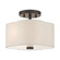 Solstice Two Light Semi Flush Mount in English Bronze (107|58061-92)