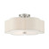 Solstice Three Light Semi Flush Mount in Brushed Nickel (107|58064-91)