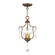 Chesterfield Three Light Mini Pendant/Ceiling Mount in Hand Applied Venetian Golden Bronze (107|6420-71)