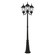Hamilton Three Light Post-Top Lanterm in Textured Black (107|75478-14)