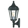 Morgan One Light Outdoor Wall Lantern in Textured Black w/ Antique Silver Cluster (107|76182-14)