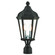 Morgan Two Light Outdoor Post Lantern in Textured Black w/ Antique Silver Cluster (107|76188-14)