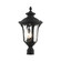 Oxford Three Light Outdoor Post Top Lantern in Textured Black (107|7859-14)