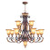 Villa Verona 13 Light Chandelier in Hand Applied Verona Bronze w/ Aged Gold Leafs (107|8559-63)