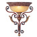 Villa Verona One Light Wall Sconce in Hand Applied Verona Bronze w/ Aged Gold Leafs (107|8580-63)