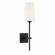 Elegant One Light Wall Sconce in Black (90|360108)