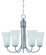 Logan Five Light Chandelier in Satin Nickel (16|10045FTSN)