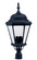 Westlake Three Light Outdoor Pole/Post Lantern in Black (16|1007BK)