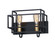 Liner Two Light Bath Vanity in Black / Satin Brass (16|10242BKSBR)