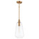 Babylon One Light Pendant in Satin Brass (16|11114CLSBR)