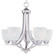 Axis Five Light Chandelier in Satin Nickel (16|11225FTSN)