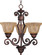 Symphony Three Light Chandelier in Oil Rubbed Bronze (16|11235SAOI)