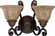 Symphony Two Light Wall Sconce in Oil Rubbed Bronze (16|11247SAOI) Symphony Two Light Wall Sconce in Oil Rubbed Bronze (16|11247SAOI)