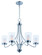 Mod LED Chandelier in Satin Nickel (16|30265CLFTSN)