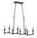 Anvil Eight Light Linear Pendant in Natural Iron (16|30307NI)
