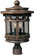 Santa Barbara DC Three Light Outdoor Pole/Post Lantern in Sienna (16|3136CDSE)