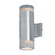 Lightray Two Light Outdoor Wall Lantern in Brushed Aluminum (16|6112AL)