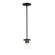 Corona One Light Mini Pendant in Black (16|90200CLBK)