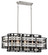 Presten Eight Light Island Pendant in Brushed Nickle With Sand Coal (29|N7988-420)
