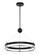 Grande Illusion LED Pendant in Coal W/ Polished Nickel Highli (29|N7993-572-L)