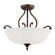 Courtney Lakes Three Light Semi-Flush Mount in Rubbed Bronze (59|1573-RBZ)