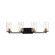 Pasadena Four Light Vanity in Matte Black/Heirloom Bronze (59|3494-MB/HBZ)