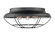 Three Light Flush Mount in Matte Black (59|5387-MB)