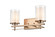 Huderson Two Light Wall Sconce in Modern Gold (59|5502-MG)