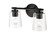 Two Light Vanity in Matte Black (59|8112-MB)