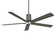 Clean 60''Ceiling Fan in Grey Iron/Brushed Nickel (15|F684L-GI/BN)