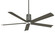 Clean 60''Ceiling Fan in Grey Iron With Brushed Nickel (15|F684L-GI/BN)