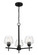 Camrin Three Light Chandelier in Coal (7|2173-66A)