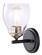 Winsley One Light Wall Lamp in Coal w/Stained Brass (7|2431-878)