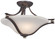 Shadowglen Two Light Semi Flush Mount in Lathan Bronze With Gold Highli (7|3282-589)