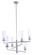 Acacia Six Light Chandelier in Brushed Nickel (7|4046-84)