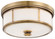 Harbour Point Two Light Flush Mount in Liberty Gold (7|4365-249)