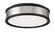 LED Flush Mount in Coal With Brushed Nickel (7|717-1-691-L)