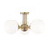 Stella Three Light Semi Flush Mount in Aged Brass (428|H105603-AGB)