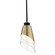 Angie LED Pendant in Aged Brass/Black (428|H130701-AGB/BK)