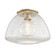 Maya One Light Flush Mount in Aged Brass (428|H216501L-AGB)