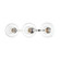 Margot Three Light Wall Sconce in Polished Nickel (428|H270103-PN)