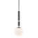 Brielle One Light Pendant in Polished Nickel (428|H289701S-PN)