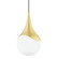 Ariana One Light Pendant in Aged Brass (428|H375701L-AGB)